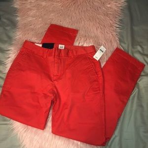 Orange Crop Skinny Pants